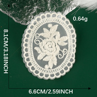 En gros, patchs en dentelle brodés 100% Polyester écologiques, motifs mignons de dessins animés, nœuds et cœurs, à coudre, pour sacs et vêtements
