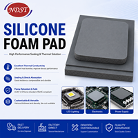 NDST-F500 Bande de mousse de silicone à cellules fermées haute tension et haute température, isolante 6 kV pour montage en surface