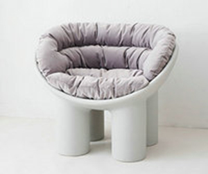 เก้าอี้ Disen ขาแบบมีเบาะรองนั่งรูปช้างมีขาที่ผ่อนคลายเก้าอี้พลาสติกโพลีแบบไม่สม่ำเสมอสำหรับผู้ใหญ่และเด็ก - Product Image 4