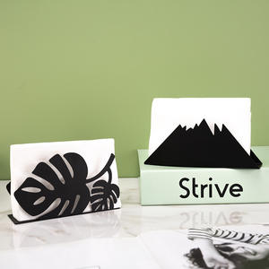 1 servilletero de metal combinado para servilletas cuadradas o rectangulares para mesa de comedor, cocina o boda - Product Image 3