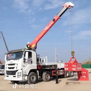 I Su Zu Giga 8*4 Grúa telescópica montada en camión Camión de elevación <span class=keywords><strong>20</strong></span> toneladas Grúa de cable montada en camión - Product Image 2