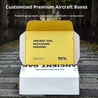 Boîte d'emballage pour vêtements en carton ondulé pliable, couleur personnalisée, pour avion, logistique express, boîte cadeau, logo personnalisé