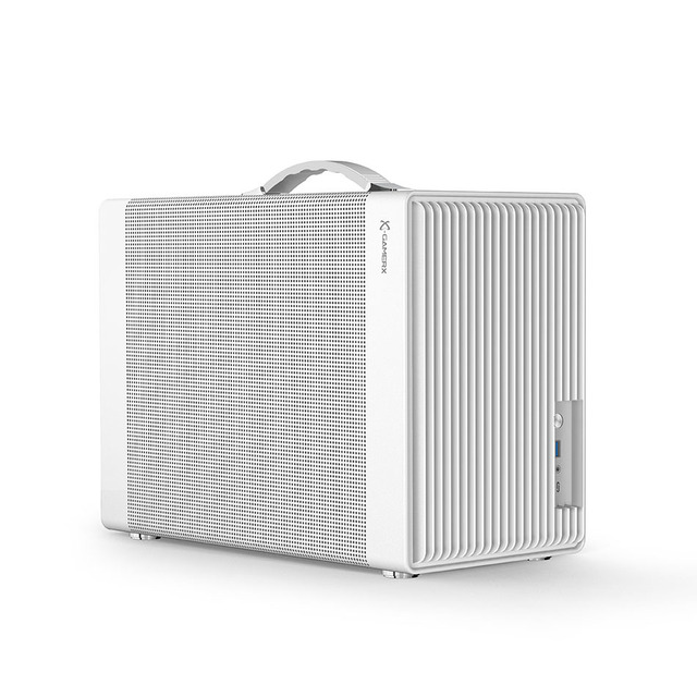 Portable Mid Tower Computer Case Power Train P40 M-ATX U3 Desktop MINI Small Chassis Supports ITX ATX/SFX Motherboard Fan Stock!