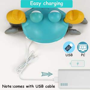 Juguete de <span class=keywords><strong>Cangrejo</strong></span> para Bebés, Juguete Sensorial Interactivo con Luces y Música para Gatear y Estimular <span class=keywords><strong>el</strong></span> Desarrollo - Product Image 4