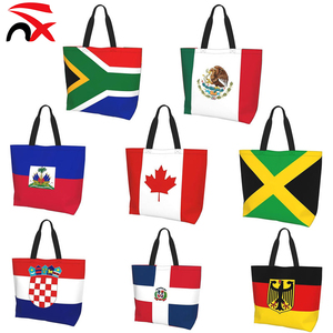 <span class=keywords><strong>Sac</strong></span> fourre-tout à bandoulière extra large personnalisé avec logo imprimé, <span class=keywords><strong>sac</strong></span> de <span class=keywords><strong>sport</strong></span> réutilisable, <span class=keywords><strong>sac</strong></span> de courses, <span class=keywords><strong>sac</strong></span> en toile avec drapeau national pour cadeau - Product Image 1