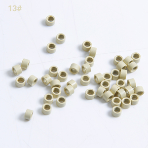 Perles en silicone ou cheveux doublées de micro anneaux en aluminium de la meilleure qualité avec vis pour outils d'extension de cheveux - Product Image 6
