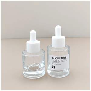 Botella cuentagotas de vidrio de lujo, almacenamiento de aceite, aplicador de suero para el cabello a prueba de fugas, botella cuentagotas transparente para vendedores de aceites esenciales - Product Image 4