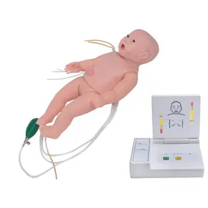 T535医学教学全功能新生儿护理人体模型护理CPR听诊除颤起搏心电图