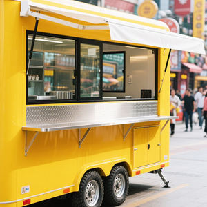 Petite remorque de food truck, remorque de nourriture de rue, location de remorque de nourriture, caravane de nourriture, remorque de nourriture, charrette de nourriture - Product Image 3