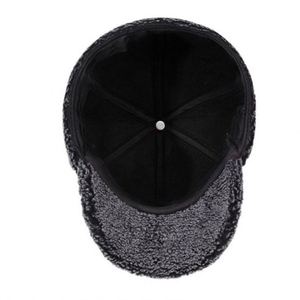 Nouvelle Collection Automne Hiver – Casquette de Baseball Épaisse en Caoutchouc Écologique pour Hommes Âgés, Chaudes et Décontractées avec Cache-Oreilles Fourrés pour l'Extérieur - Product Image 4