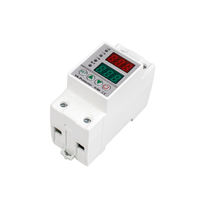 Protecteur de courant AC 230V 63A, dispositif de protection intelligent réglable contre les surtensions et les sous-tensions