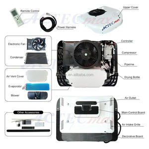 Climatiseur de toit 2200W 2000W 24V pour voiture, camion, camionnette, camping-car, véhicule utilitaire, avec quatre sorties d'air, référence AC.161.128.09 - Product Image 4