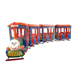 รถไฟไร้รางไฟฟ้า Thomas Mini คุณภาพสูงสําหรับสวนสนุกจัดหาโดยตรงจากโรงงานขายกลางแจ้ง