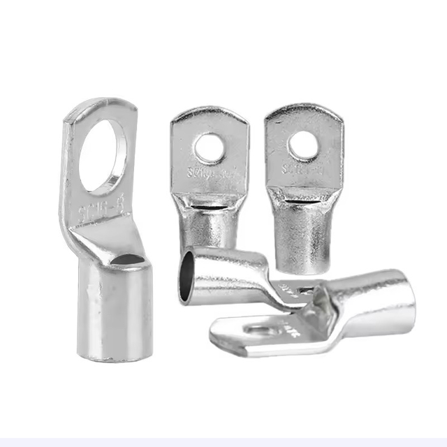 High Quality SC16-8 Copper Ring Lug SC25-8 Electrical SC Cable Lugs Tinned Copper Tube Crimping Terminals