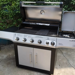 Cuisine extérieure avec 5 brûleurs, <span class=keywords><strong>plancha</strong></span> à gaz, barbecue en céramique Kamado - Product Image 6