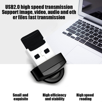 Mini Lector de Tarjetas USB 2.0 TF, Adaptador de Tarjeta de Memoria Micro SD para Computadora Portátil, PC, Accesorios para Automóvil, Venta al por Mayor