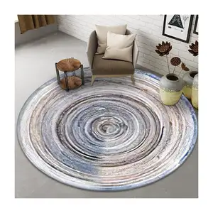 Gold Diamond Velvet Round Carpet Computer Chair Swivel Chair Floor Mat Bedside Blanket Customization Living Room Bedroom