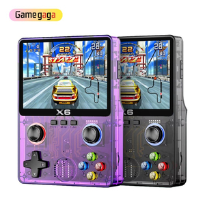 เครื่องเล่นเกมพกพา X X6 Retro หน้าจอ IPS 3.5 นิ้ว จอยสติ๊ก 3 มิติคู่ พร้อมเกมในตัว 8000 เกม - Product Image 3