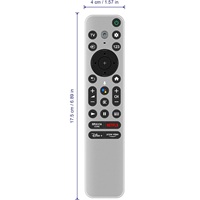 Control Remoto por Voz RMF-TX900U con Retroiluminación para Televisores Sony XR-85X90CK XR-55A95K XR-48A90K KD-55X80CK XR-65A95K XR-75Z9K