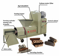 Ligne de production de charbon de bois entièrement automatisée, machine à briquettes de bois biomasse pour la fabrication de charbon de bois 100% naturel