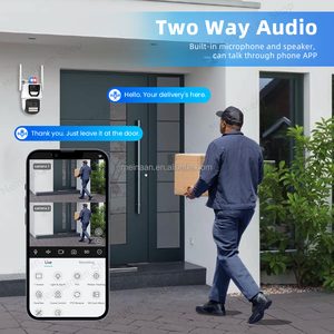 Wholesale 8MP 4K Dual Lens Outdoor Video Wireless WiFi Network <strong>IP</strong> PTZ <strong>Camera</strong> ICSee APP CCTV WiFi Security <strong>Camera</strong> - Product Image 3