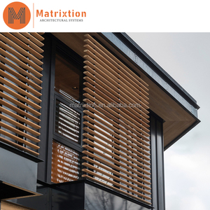 Matrixtion <strong>Wood</strong> Look Aluminium Systems Timber Look Aluminium <strong>Battens</strong> - Product Image 2