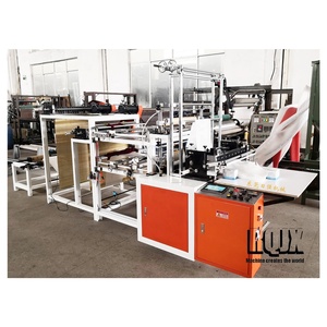 التلقائي بالكامل محبوكة T قميص حقيبة تسوق غير المنسوجة ماكينات بلاستيك ماكينة صناعة الأكياس - Product Image 2