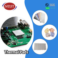 Almohadilla Térmica de Silicona NDST NDST-CP120 de Alta Conductividad Térmica, Excelente Aislamiento Eléctrico, Clasificación de Resistencia al Fuego 94-V0, Alto Voltaje