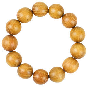 Sandalwood <b>Bracelet</b> 18mm Round Beads Unisex Everyday Wear - Product Image 5
