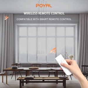 POYAL Smart Home Rideaux électriques Alexa Controlled Stores motorisés à faible bruit Ouvre-fenêtre automatique Moderne pour usage domestique Métal - Product Image 5