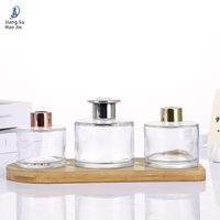Bouteille en verre cylindrique vide pour aromathérapie sans flamme, bouteille d'aromathérapie extensible, ornement de bouteille d'aromathérapie domestique