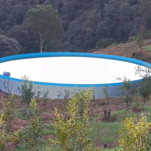High-density <b>Fish</b> Farm PVC Canvas <b>Fish</b> <b>tank</b> Movable Circular Galvanized Sheet <b>Fish</b> Farming <b>tank</b> - Product Image 1