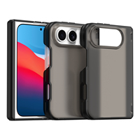 RUGGED SHIELD 2026 Housse de protection antichoc de luxe en TPU+PC pour iPhone Duo avec support magnétique de haute qualité