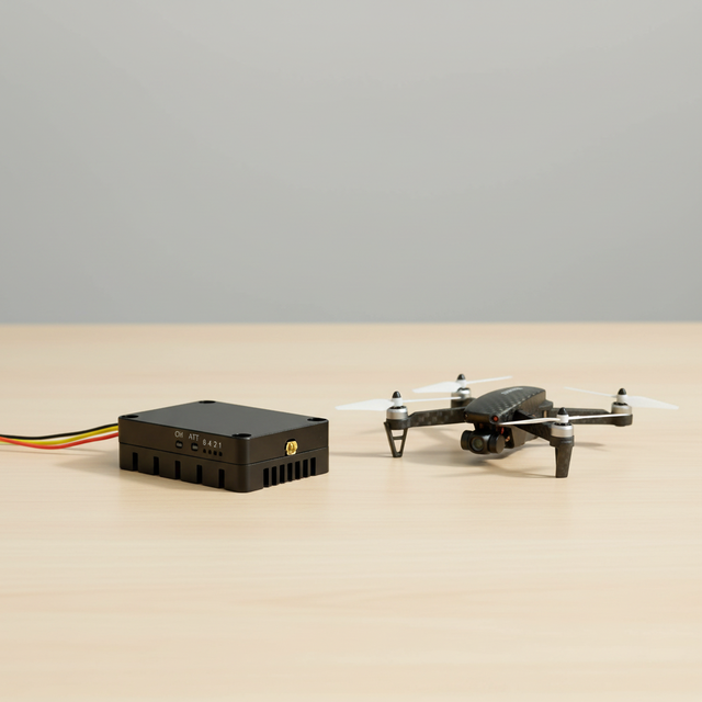 LekDro High Performance for Compatible FPV Model 3.7G/4.2G Metal Image Transmission Special Frequency VTX3W High Power Video 10W