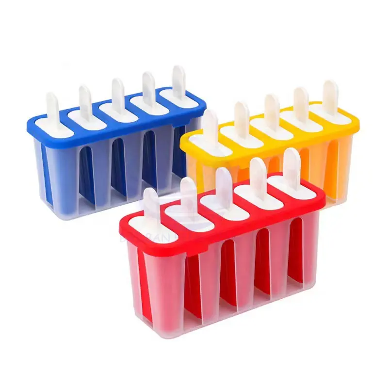 Nuovi strumenti per gelato di vendita calda estiva con bastoncini di legno stampi per ghiaccioli in plastica mini stampo per ghiaccioli gelato personalizzato