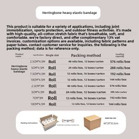 Bande de compression adhésive médicale EAB à chevrons haute élasticité certifiée CE Classe I 5cm/10cm x 4,5m pour lutte et haltérophilie