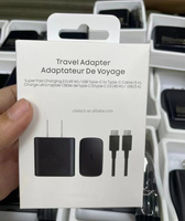Adaptador PD de 45W al por mayor, tipo C EP-TA845, enchufe UE/Reino Unido, cable USB C, adaptador de viaje de carga súper rápida para Samsung S26+ S25U S24 S20