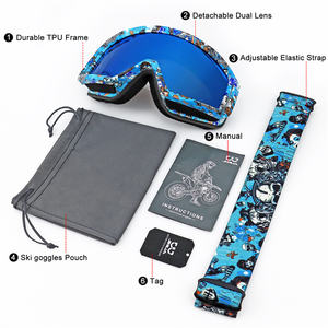 <span class=keywords><strong>Gafas</strong></span> de Sol MX con Logotipo Personalizado, Lentes Polarizadas de <span class=keywords><strong>Espejo</strong></span>, <span class=keywords><strong>Gafas</strong></span> de <span class=keywords><strong>Motocross</strong></span> OEM, Protección UV400, <span class=keywords><strong>Gafas</strong></span> de Seguridad Deportivas para Motocicleta - Product Image 2