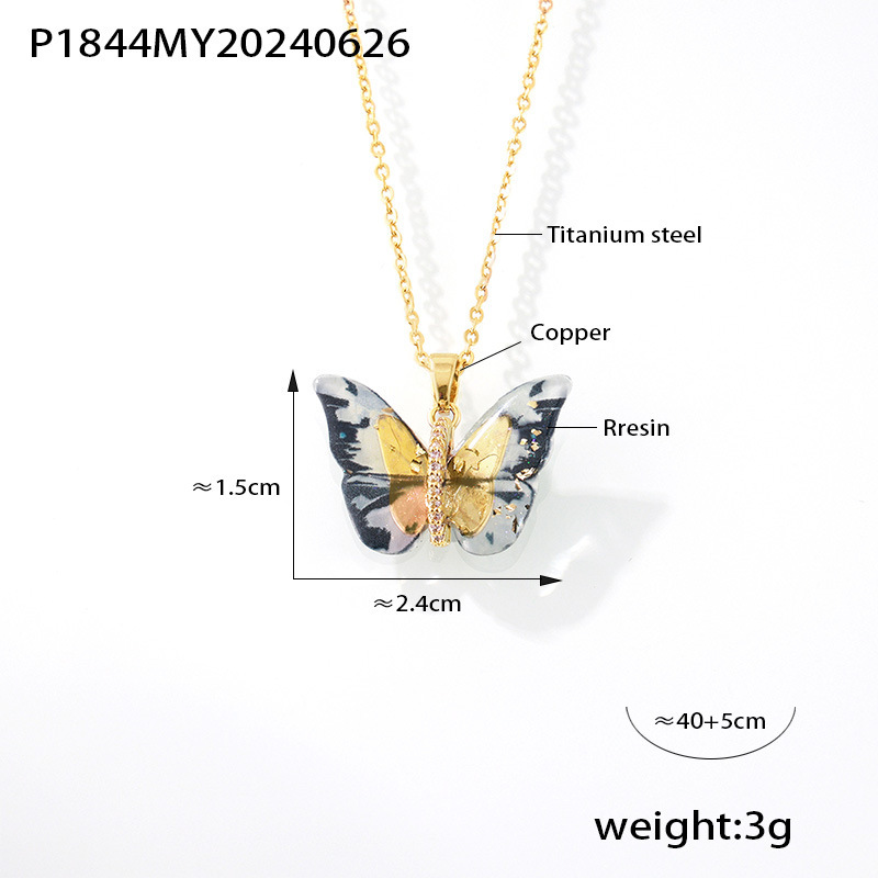 P1844-collier noir et blanc