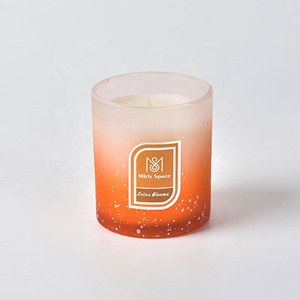 Frasco de cristal de Color degradado de fragancia de alta calidad, regalo de puerta de vela de boda para Vela, cera de soja para regalo - Product Image 3