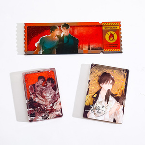 Cnawo Tùy Chỉnh Quicksand Acrylic Gạch Tùy Chỉnh Chất Lỏng Đèn <span class=keywords><strong>Flash</strong></span> Quyến Rũ Anime Shaker Gạch - Product Image 2