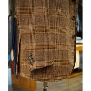 Qualité brillante personnalisé printemps et automne <span class=keywords><strong>veste</strong></span> hommes <span class=keywords><strong>costume</strong></span> décontracté d'âge moyen simple ouest repassage <span class=keywords><strong>costume</strong></span> <span class=keywords><strong>veste</strong></span> manteau - Product Image 4