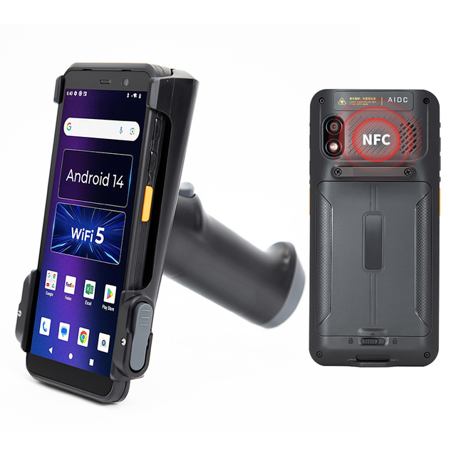Google Rugged PDA 8Core 6InchesTouch Screen Android14 Handheld Terminal 1D/2D Terminal Device 5000Ah With WIFI NFC for Express