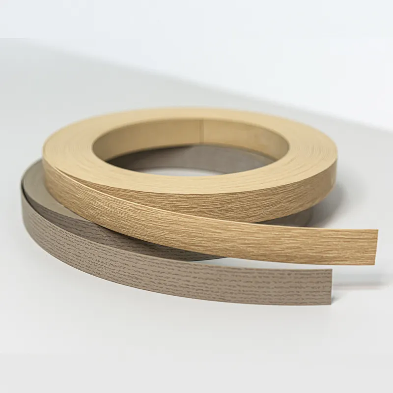 High quality Wood grain PVC edge banding with furniture fittings