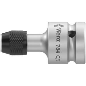 WERA - 05042760001 Adaptateur 1/2 ''avec mandrin à dégagement rapide (multi-pack) - EAN 4013288008053 ACCESSOIRES CLÉ À DOUILLE 1/2" - Product Image 1