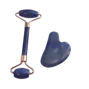 Rodillo Facial de Cuarzo Rosa, Cristal de Jade, para Masaje Facial, Set de Gua Sha, Rodillo de Jade para la Cara - Product Image 5