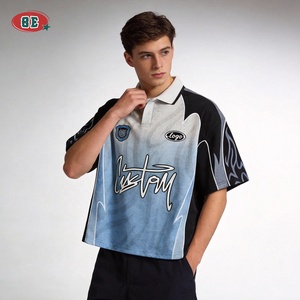 <span class=keywords><strong>Polo</strong></span> <span class=keywords><strong>a</strong></span> Maniche Corte <span class=keywords><strong>da</strong></span> <span class=keywords><strong>Uomo</strong></span> con Stampa Personalizzata <span class=keywords><strong>a</strong></span> Trasferimento Termico, Produttore di Magliette Streetwear Premium con Grafiche - Product Image 3