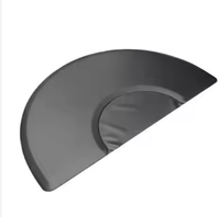 Nouveau Tapis de Sol Moderne 2025 pour Salon de Coiffure et Barbier, en Plastique, Fonction Anti-fatigue, Noir, pour Coiffeur et Styliste