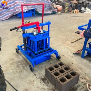 Máquina para Hacer Ladrillos de Cemento WJ 2-45A con Engranajes y Rodamientos, Fácil Operación para la Producción de Bloques de Hormigón en Papúa Nueva Guinea - Product Image 4