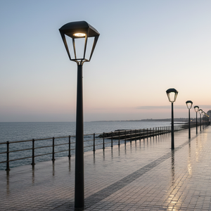 Lámpara de Jardín Cuadrada de Apertura Rápida Sin Herramientas, Iluminación Pública Funcional QUANTICA - Product Image 1